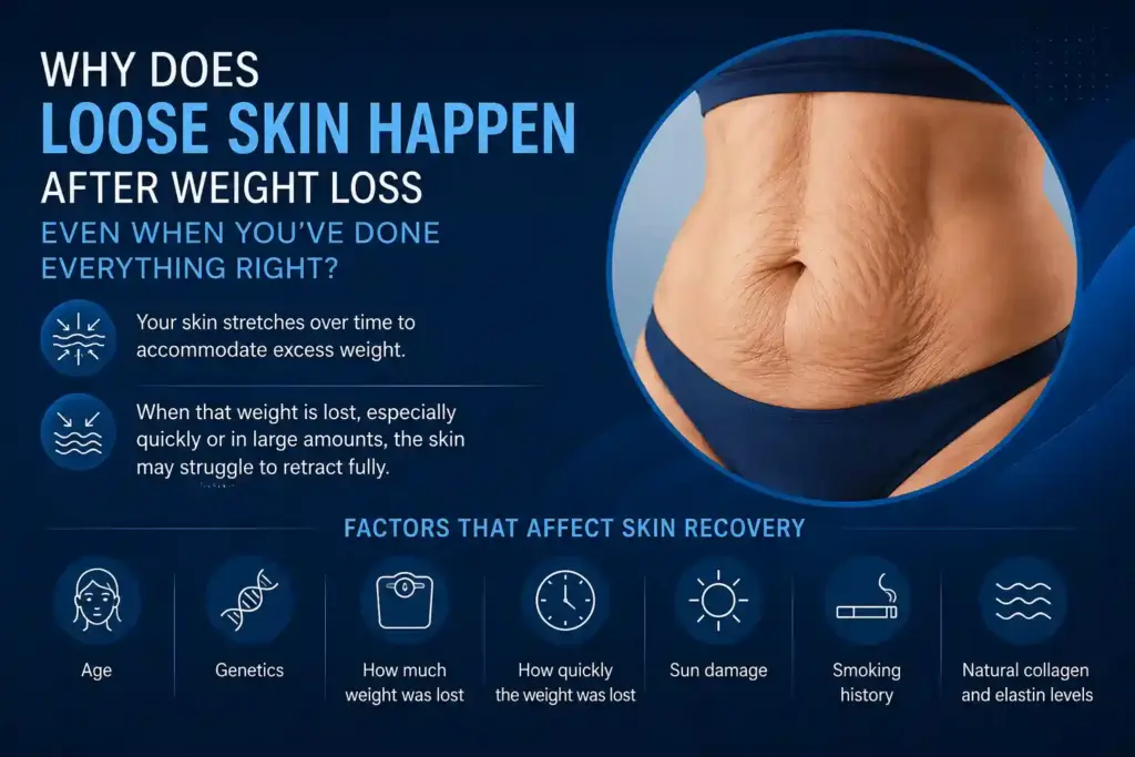 Why Does Loose Skin Happen After Weight Loss Even When You’ve Done Everything Right Yeovil?