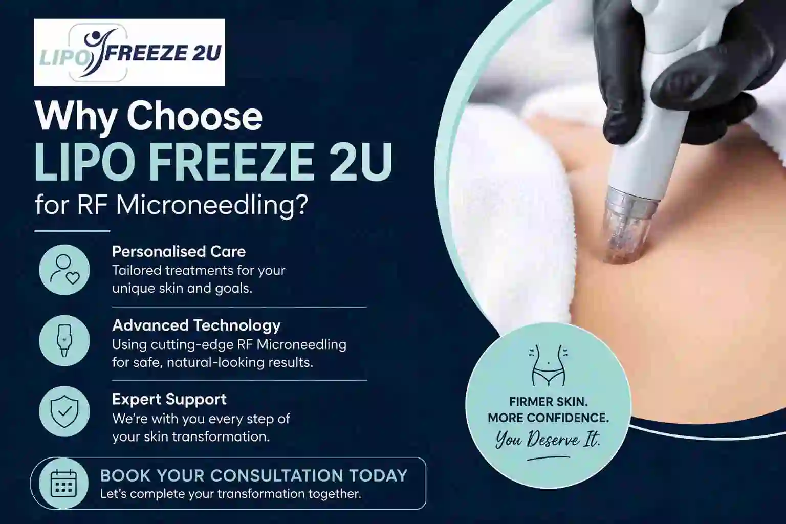 Why Choose LIPO FREEZE 2U for RF Microneedling Yeovil?