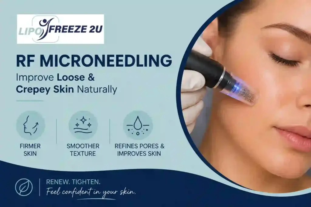 Can RF Microneedling Help Improve Loose and Crepey Skin Yeovil?